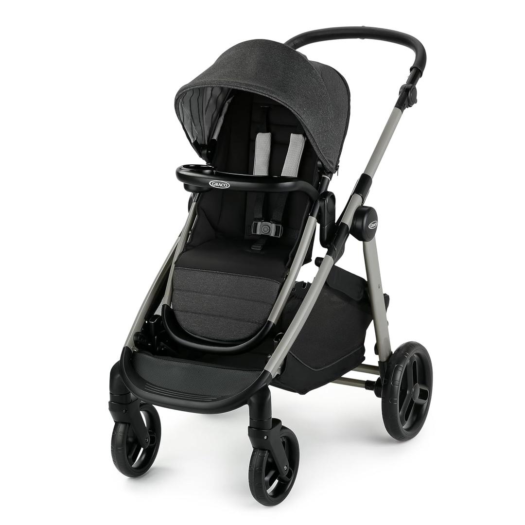 Graco Modes Nest2Grow Baby Stroller, Slide2Me Adjustable Seat, 4 Modes of Use Capability from Infant Car Seat Carrier to a Double Stroller, Maison