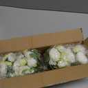 4 Bundles Artificial Peonies Silk Flowers, White Faux Peony Bouquet Florals Arrangements Decor for Farmhouse Home Boho Wedding Table Centerpiece, Fake Plastic Flowers Bulk Vase Decoration (White)