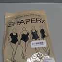 SHAPERX Women's Fajas Colombianas Tummy Control Shapewear Postpartum Full Body Shaper Butt Lifter Bodysuit (Black, XL)