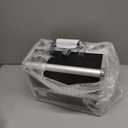 Joligrace Makeup Train Case Makeup Case 3-Tray Cosmetic Box with Mirror, Shine Black, 11.8-in Large Makeup Box with Detachable Brush Holder, Lockable Portable Makeup Travel Organizer Case