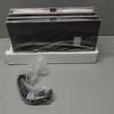 FEPPO Electric Warming Tray, 4-in-1 Food Warmers for Parties Buffet with 10 Temp Settings and Timer, 33"x15" Glass Surface Warming Mat for Food, Modular Buffet Hot Plates for Catering and Gatherings (Black&gold)