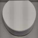 KOHLER 25875-0 Hyten 3" Height, Elevated Soft Close Elongated Toilet Seat, Contoured Seat with Grip-Tight Bumpers, Quick-Attach Hardware, No Slam Toilet Seat, White