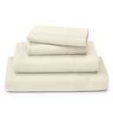 Cosy House Collection Luxury Bamboo Sheets - Blend of Rayon Derived from Bamboo - Cooling & Breathable, Silky Soft, 16-Inch Deep Pockets - 4-Piece Bedding Set - King, Cream Sheet