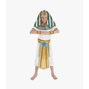 fun shack King Tut Costume Kids, Egyptian Costumes for Boys, Pharaoh Costume Kids, Boys Halloween Costumes, Large
