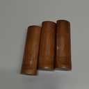 3 Pack Wood Wall Hooks, Solid Walnut 5.5 Inch Wall Mounted Wooden Coat Hooks Rustic Brown Wooden Pegs Entryway Organizer for Hats, Towels, Bags, Keys, Clothes(Brown)