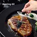 Stainless Steel Basting Pot with Basting Brush, BBQ Sauce Brush Pot Set with Handle Portable Sauce Brush for Cooking, Bbq Grill Accessories