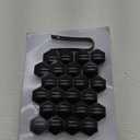 24PCS Lug Nut Covers Caps for Tesla Cybertruck Model Y Model 3, 21MM Waterproof Hub Screw Caps with Removal Tool, Matte Black