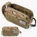 PAVILIA Extra Large Tactical Toiletry Bag for Men, Travel Hygiene Bag, Military Gear Dopp Kit, Molle Accessories Pouch, Shaving Grooming Essentials Gym Bathroom Shower Toiletries Tool EDC, Camo XL