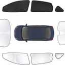8pcs Car Window Shades for Nissan Sentra 2014-2019 Accessories,Windshield Side Rear Full Sunshade,Sun Visor UV Blocking, Privacy Protection and Blackout for Camping Outdoor