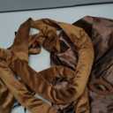 Gwabee Heatless Curls Overnight Hair Curler, 70" Soft Hair Curlers to Sleep In No Heat Curls Overnight, 9 PCS No Heat Curlers Set for Women - Golden Brown