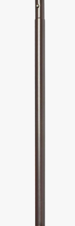 Pole, 33.5" long, 1.6" diameter, dark brown color