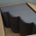 4-Step Dog Stairs for High Beds 18-24 Inch Pet Steps 2 3 4 5 Tier Ladder Non-Slip Sturdy Ramp Small Medium Large Dog Steps to Couch Bed Old Dogs Balanced Pet Stairs for Getting on Bed