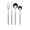 Towle Living Shea Forged Stainless Steel 16 Piece Flatware Set, Service For 4, Stainless Steel