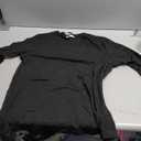 Deyeek Women's Post Shoulder Surgery dress Tear Away Short Sleeve Full Open Side Snap Adaptive Clothing with Pockets Black M