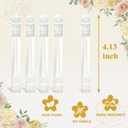 Bulk Mini Bubble Wands for Wedding 100 Count, Party Favors Supplies for Guest, Wedding Reception Send Off Activities Games for Kids & Adults, Non Candy Gift Bag Ideas Stuff for Engagement Anniversary