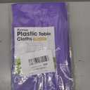 Pureegg Plastic Table Cloth Disposable 20 Pack, 54 x 108 Inch Table Cloths, Graduation Decorations Class of 2025, Graduation Party Tablecloths, Rectangle, Plastic Cover, Leakproof & Sturdy, Purple