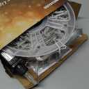 JMEXSUSS 400 LED Christmas Lights Indoor Outdoor, 132 ft Warm White String Lights Plug in with Remote, 8 Modes Twinkle Christmas Tree Lights for Bedroom Outside Patio Home Party Xmas Holiday Decor