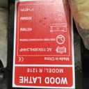 Wood Lathe Machine, 12 x 20 inch, 550W 3/4HP, 5 Speed Settings 680-2770 RPM Benchtop Lathe with Thickened Tool Rest,Stainless Steel Live Centers/Steel Faceplate