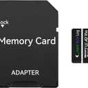 1 x 256GB Micro SD Card with Adapter, V30, A2, U3, UHS-I, C10 | 4k Drones, Dash Cams, Security Cameras, Phones, Cameras
