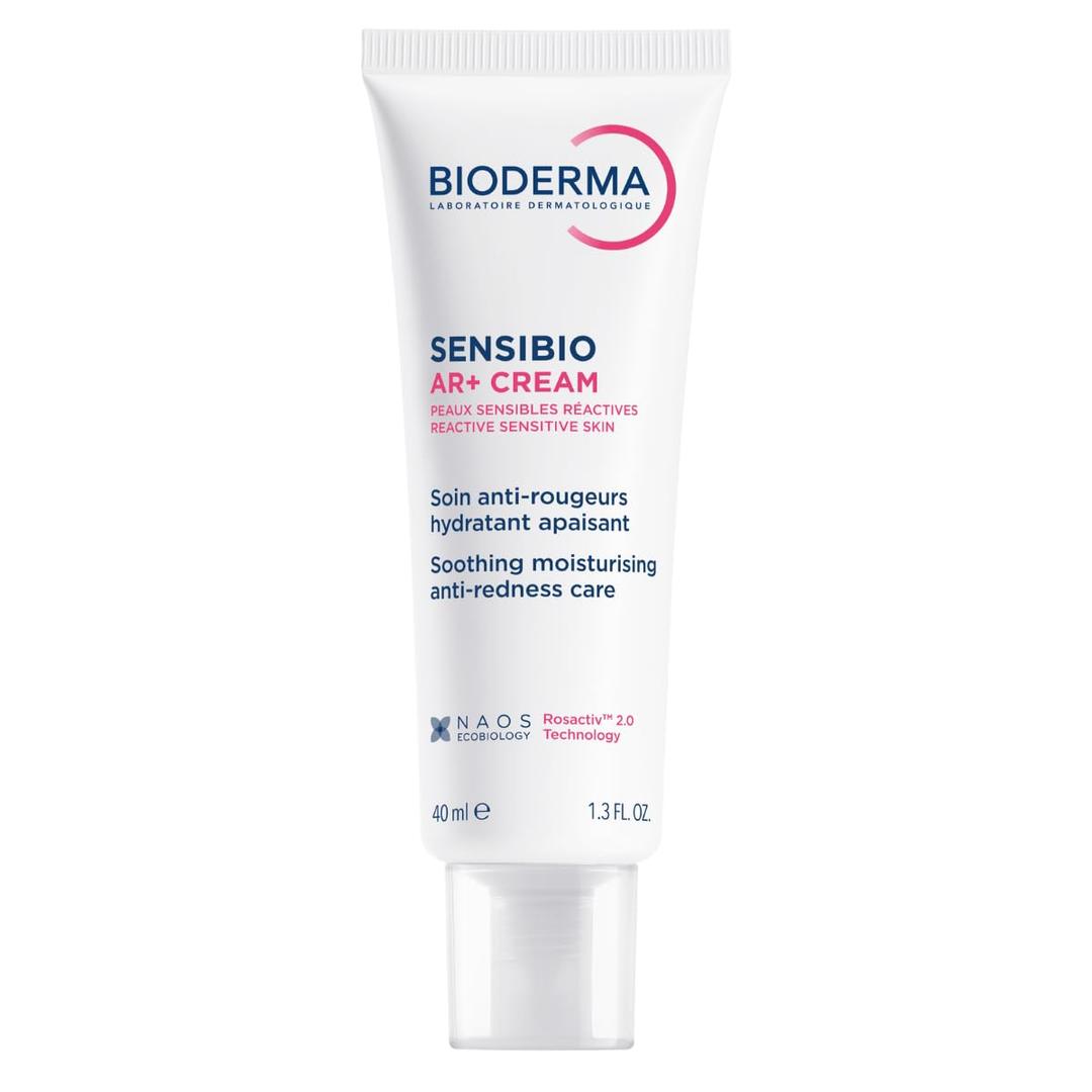 Bioderma Sensibio AR+ Cream, Facial Redness Relief Lotion for Sensitive Skin, Soothing and Moisturizing Care