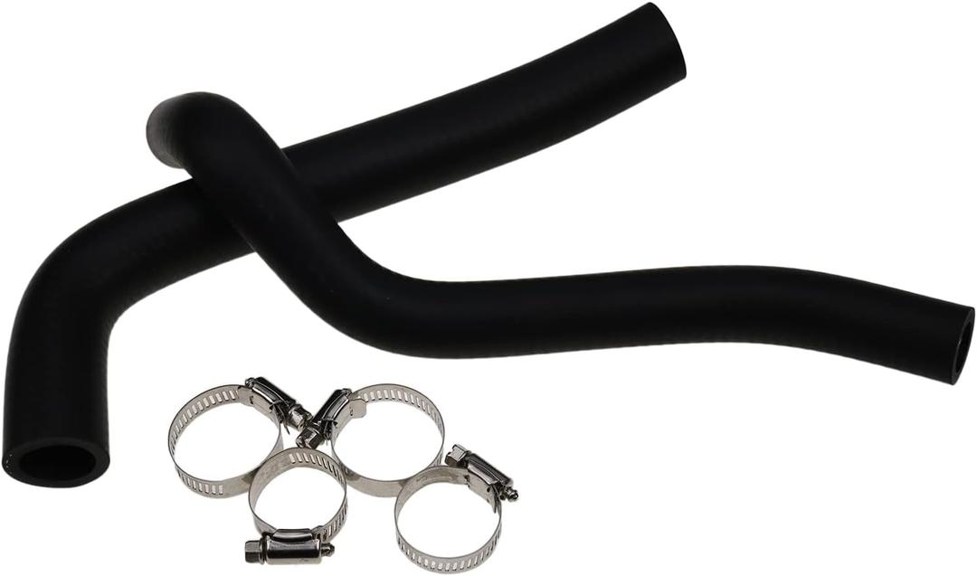 JZGRDN Gas Tank Filler Hose Vent Kit w/Clamps 17740.03 17741.01 5357970 5357971 Compatible with Jeep CJ 5 7 1978-1986 w/15 Gal Tank