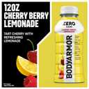 BODYARMOR ZERO Sugar Cherry Berry Lemonade Electrolyte Drink, Natural Flavors, 12 Fl Oz Bottles (8 Pack), B Vitamins & Antioxidants Sugar Free Hydration (EXP 09/24/26)