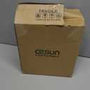 TrashAid Small Bathroom Trash Can, 2.1 Gallon Bathroom Garbage Can, Stainless Steel Waste Basket for Office, Under Desk, Bedroom, Rv, White