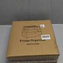 KUMD 6-Pack Clear Fridge Organizer Bins with Lids, Stackable Refrigerator Storage Containers, BPA-Free with Drain Tray & Anti-Slip Base for Fruits, Veggies, Drinks