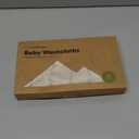 6-Pack Baby Washcloths - Soft Absorbent Viscose from Bamboo Wash Cloths for Babies, Kids, Toddlers, Infant, Newborn Bath Towels, Gentle on Sensitive Skin, 10x10 Reusable Face Towels (Stone)