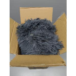 Himax Dog Beds for Small Dogs, Donut Dogs Beds with Blanket Attached, Calming Dog Bed Washable (20"/26"/35") Grey