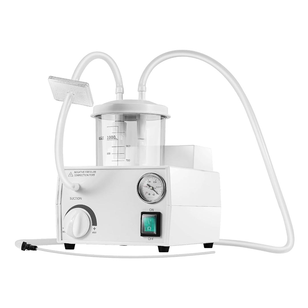 Portable Dental Suction Machine Oral Emergency Vacuum Phlegm Suction Unit Suction Help Device 1000ML