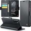 for Samsung Galaxy A26 5G Case, Premium PU Leather Wallet Case Flip Cover with [RFID Blocking][Card Holder][Stand Function] Shockproof Protective for Samsung Galaxy A26, Black