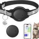 GPS Tracker for Cats, Mini GPS Cat Tracker, Smart Pet Activity Tracker, No Monthly Fee, Compatible with Apple Find My(iOS Only), Anti-Lost, Finder Tag for Vehicles, Pets, Kids, Items (1 Pack)