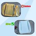 NLQR Driver or Passenger Bottom Replacement Seat Cover & Foam Cushion Pewter Gray Compatible with Chevy Express GMC Savana 1500 2500 3500 Van 2003 2004 2005 2006 2007 2008 2009 2010 2012 2013 2014