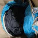 Easy Pop Up Tent 4 Person Waterproof - Pop-Up Camping Tents Automatic Tent Throw Pop Up Instant Flip Pop Tent for Camping,by ZOMAKE(Lake Blue)