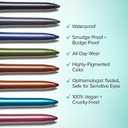Thrive Causemetics Infinity Waterproof Eyeliner Pencil, Built In Sharpener & Smudge Tip, Long Lasting, Smudge Proof, Hyaluronic Acid & Shea Butter, Vegan, Cruelty Free, Nalie (Chocolate Brown Shimmer)