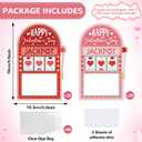 4 x 50 Pack Valentines Day Cards for School Funny Class Exchange Cards Bulk with Clear Treat Bags and Self Adhesive Tape Happy Valentines Party Favor for School Classroom Classmates Parents Teachers Gifts