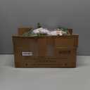 9 FT Christmas Garland Pre-lit 70 LED Lights Holiday Artificial Decor for Stairs Mantle Door Indoor Outdoor Garland with Battery Operated Timer (Green Spruce)