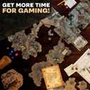 The Army Painter, GameMaster: Wandering Monsters Role-playing Paint Set, 15x18 ml Fanatic Acrylic Paints, incl. Metallics, Wash, Primer, 1 Brush & 1 Free Miniature - For Warhammer & Dnd