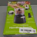 Hamilton Beach Electric Vegetable Chopper & Mini Food Processor, 3-Cup, 350 Watts, for Dicing, Mincing, and Puree, Black (72850)