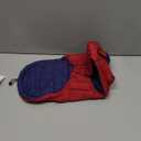 Lelepet Reversible Dog Coat Waterproof Dog Jacket Windproof Puffer Vest for Winter Warm Lightweight Coats for Small Dogs Adjustbale Hook & Loop Pet Apparel with Leash Hole, Pug, Wine Red, M