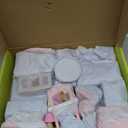 Wooden Dollhouse Furniture Set, 22 PCS Doll House Accessories Including 5 Room Kits, Little People House Furniture Toy Gift for Girls Boys Age 3+, Miniature Dollhouse Furnishing