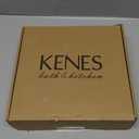 KENES Brushed Gold Bathroom Faucets, Modern Single Hole Lavatory Vanity Faucet, Single Handle Bathroom Sink Faucet Gold, with Pop Up Drain & Water Supply Hoses LJ-9031-4 (Short)