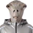 Alien Mask Extraterrestrial Biological Latex Full Head Realistic Masks Fancy Dress for Halloween Carnival Costume Party