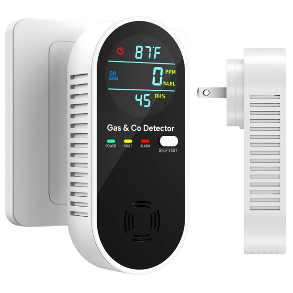 4-in-1 Natural Gas Leak & Carbon Monoxide Detector4-in-1 Upgraded Natural Gas Leak & Carbon Monoxide Detector
