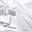 8 Pack White Round Tablecloth 90 Inch Round Table Cloth, Wrinkle Resistant and Washable Tablecloth Polyester Fabric Table Cloth Round Cover for Dining Wedding Banquet Party