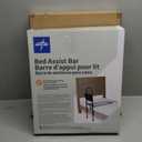 Medline Bed Assist Bar with Storage Pocket, Height Adjustable Bed Rail for Elderly Adults, Assistance for Getting In and Out of Bed at Home