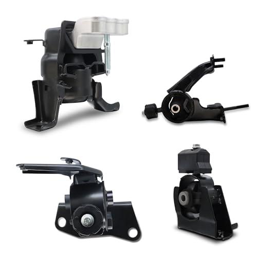 Engine Motor and Transmission Mount Kit Compatible with 2009 2010 2011 2012 2013 Toyota Corolla 1.8L, 2009-2013 Toyota Matrix 1.8L Auto Transmission, 4 Pcs Replaces for A62027 A62039 A62015 A62023