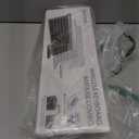 Wireless Keyboard and Mouse Ultra Slim Combo, TopMate 2.4G Silent Compact USB 2400DPI Mouse and Scissor Switch Keyboard Set with Cover, Batteries Included, for PC/Laptop/Windows/Mac  Silver White