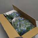 No Fade Artificial Flowers Outdoors, 16 Bundles Realistic Floral Greenery Plants UV-Anti Plants Fake Boxwood for Outdoor Indoor Home Garden Porch and Window Box Dcor  Blue